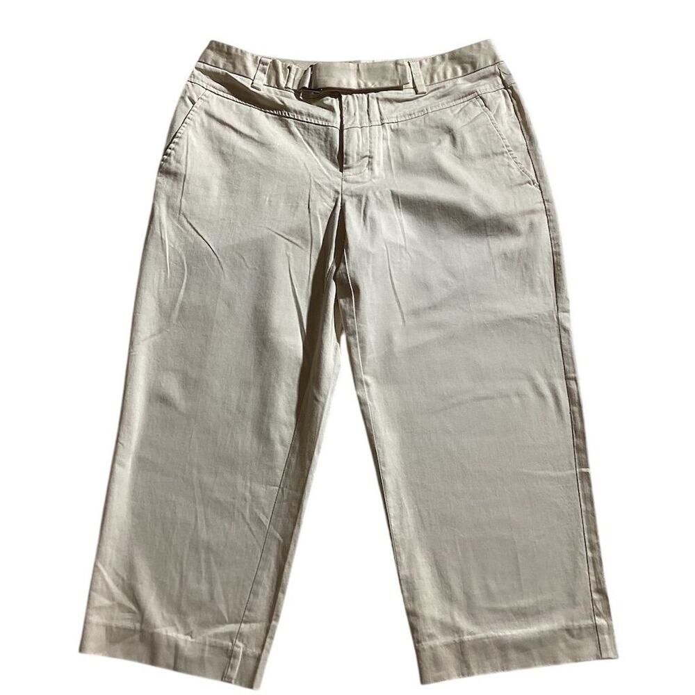 Preswick & Moore Petite Beige Crop Pants Size 8 Women's Cropped